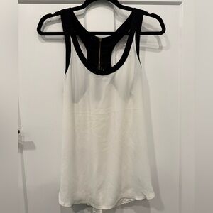 Express Black and White Tank Top